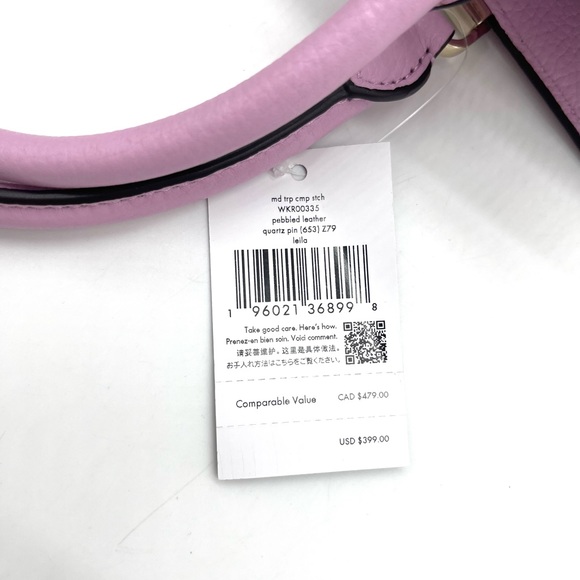 Kate Spade Leila Medium Triple Compartment Satchel Crossbody Bag - Picture 10 of 10